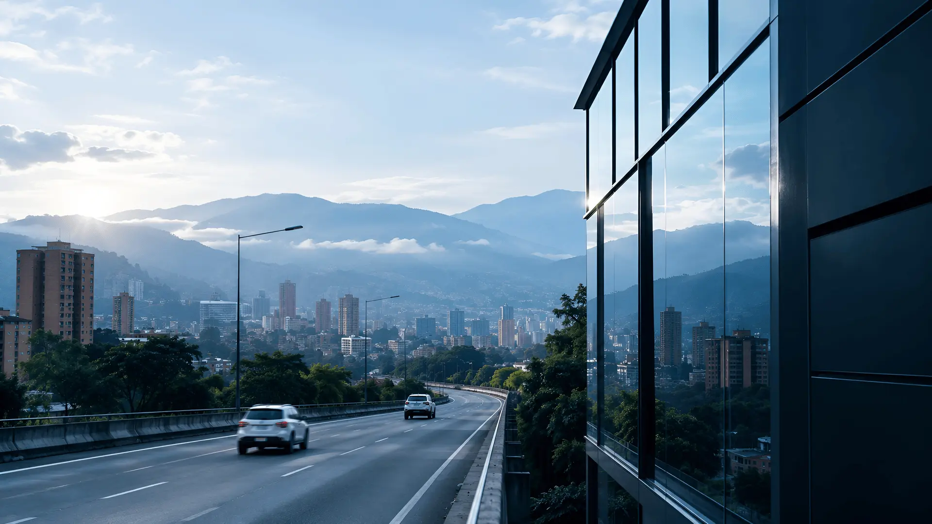 Flota de vehículos ejecutivos y movilidad corporativa en ciudad